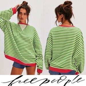 Free People Gorgeous Oversized Terry Sweatshirt ❤️ NWOT